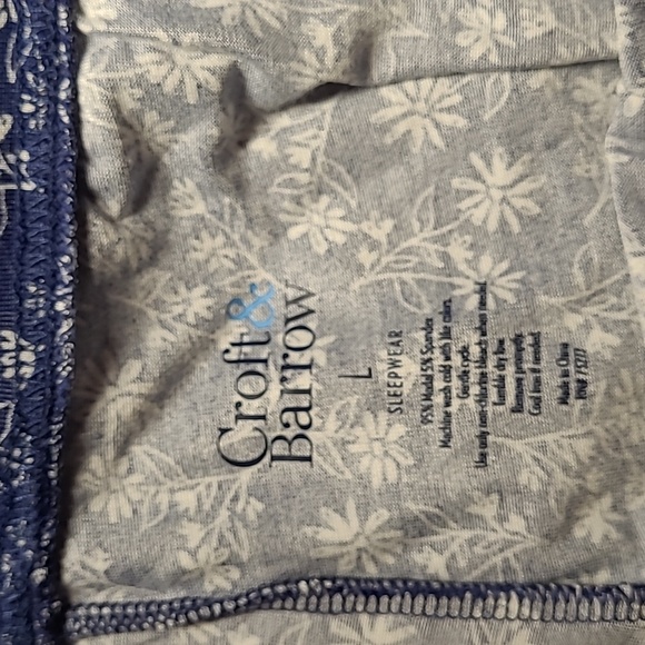 Croft & Barrow size large Pajama set NWOT - Picture 5 of 5